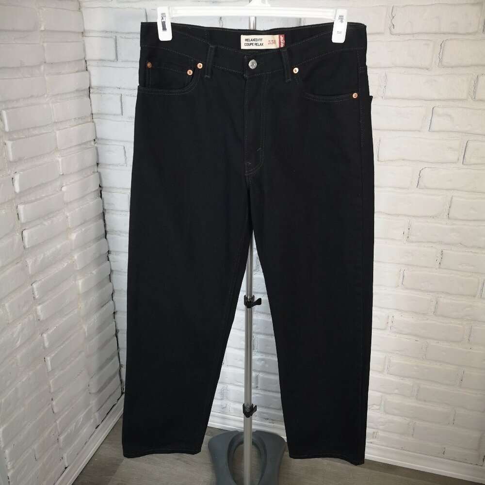 Levi's Black Men's Relaxed Jeans - Straight 5-Pocket